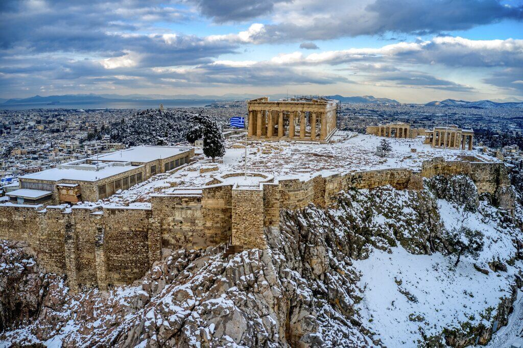 APTOPIX Greece Weather